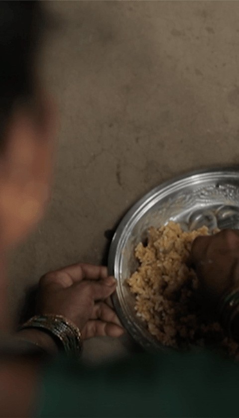 Assiette et nourriture en Inde