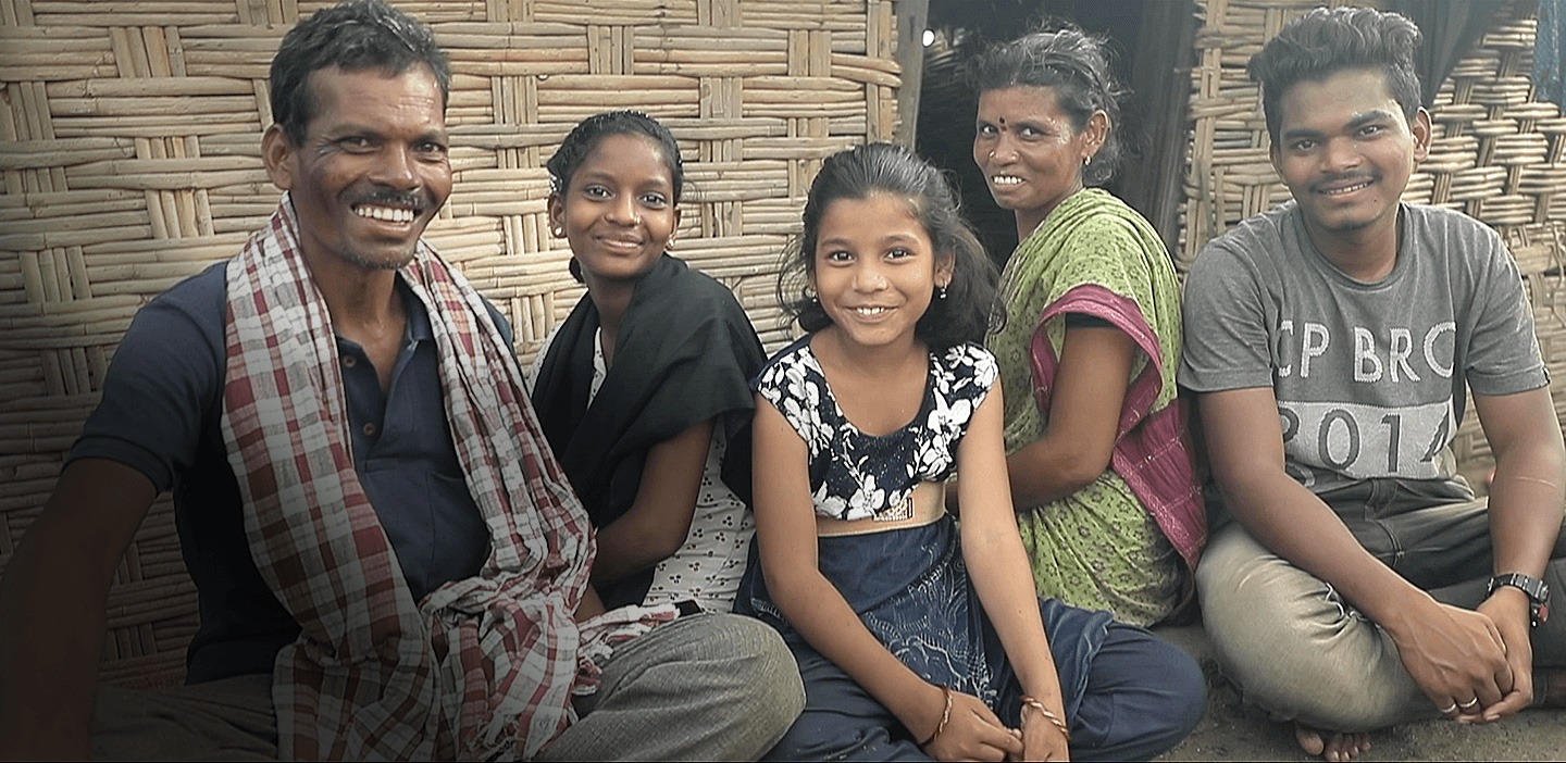 Photo de famille indienne