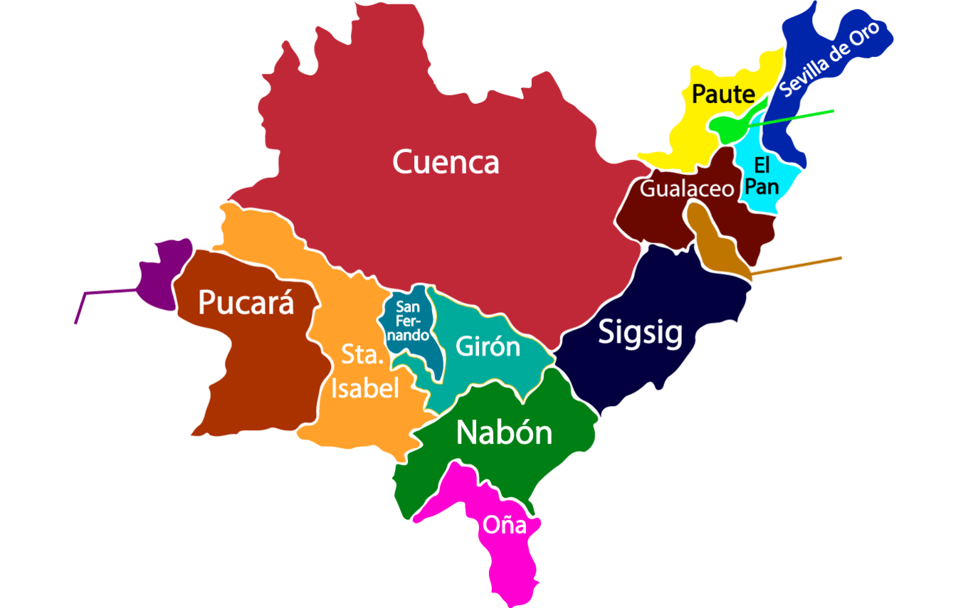 Mapa Azuay