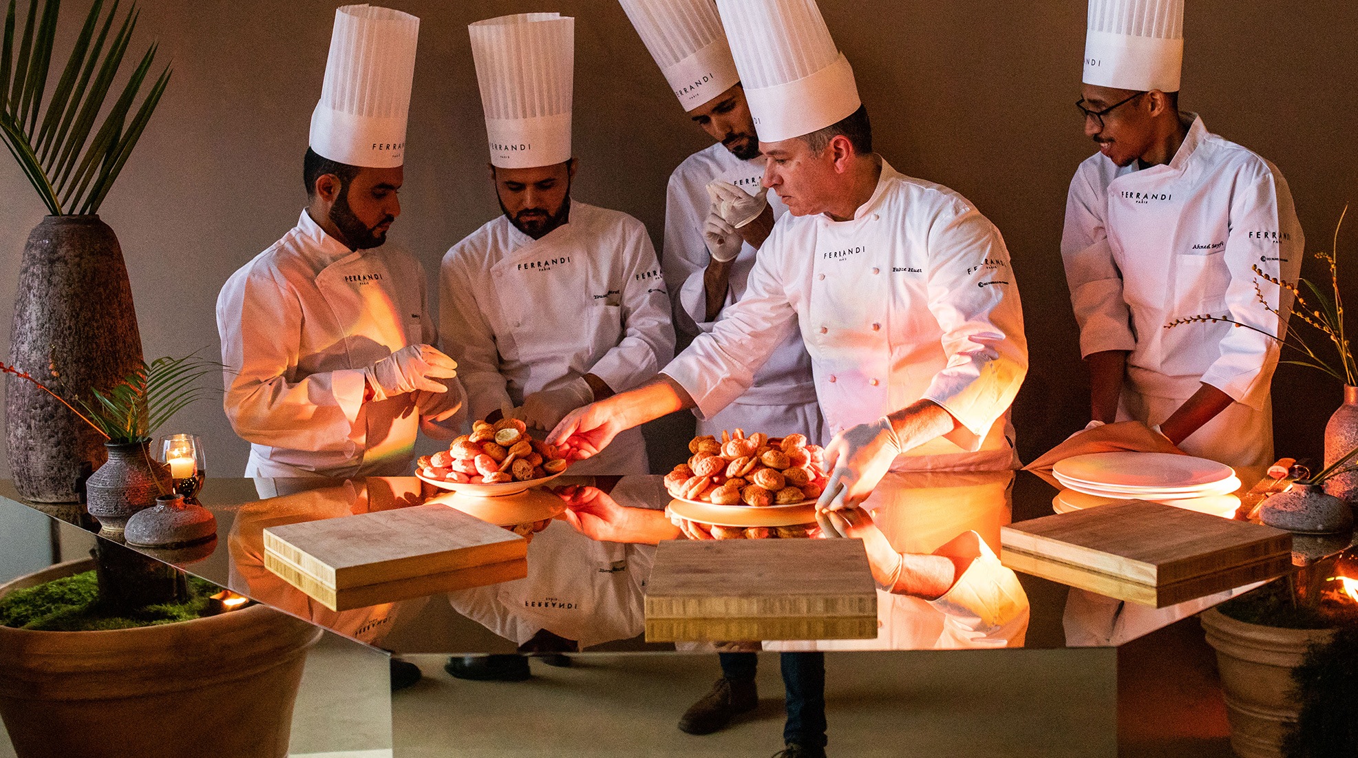 Ferrandi Paris students and chefs
