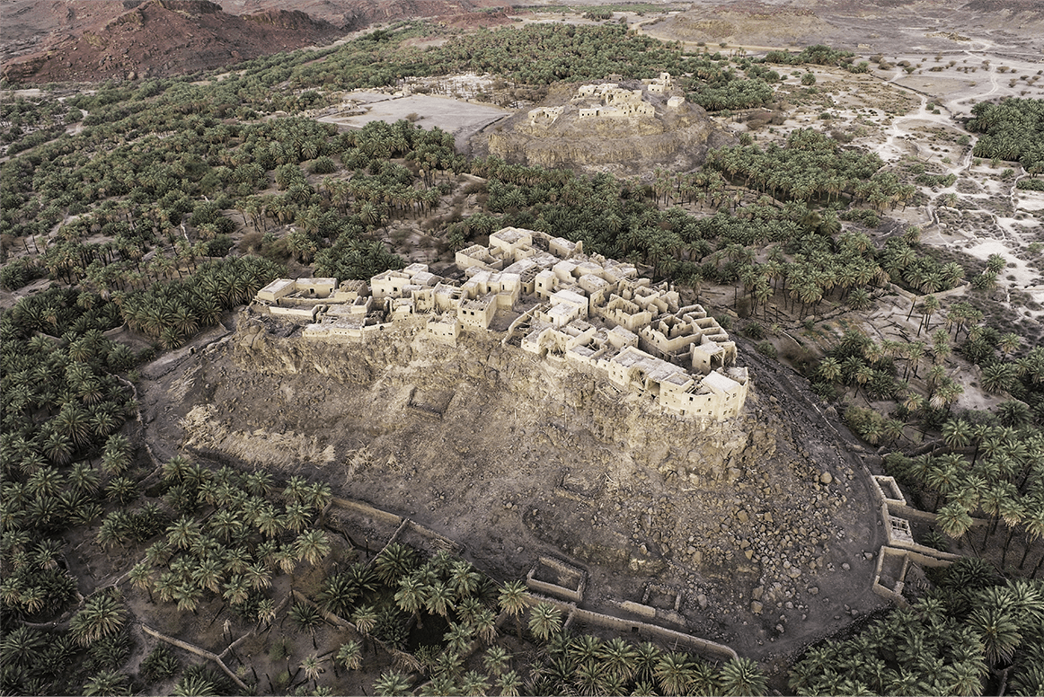 Vue aérienne de Khaybar