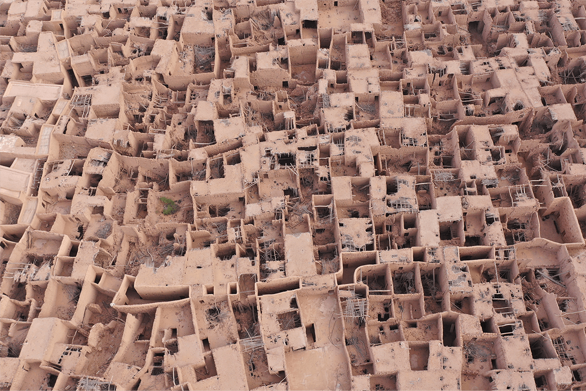Aerial view of the Old Town