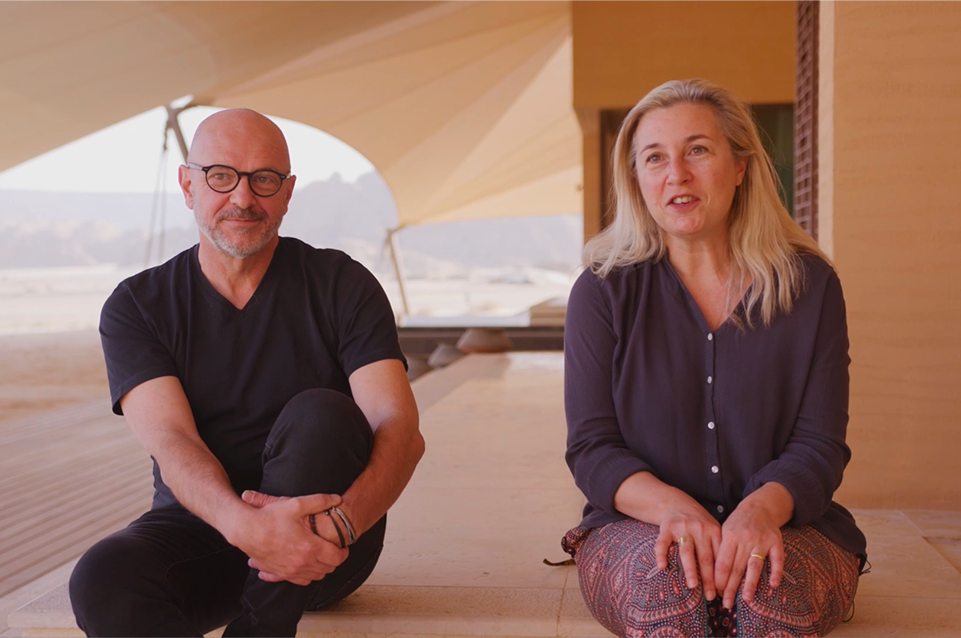 Stéphanie Ledoux and Reda Amalou, architects from the AW² agency